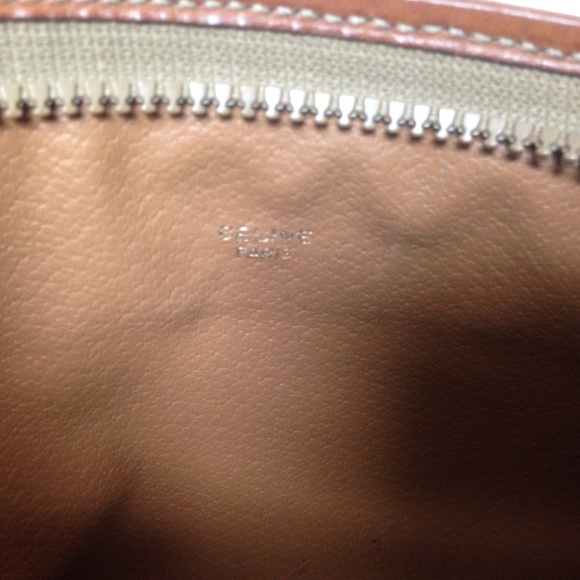 Celine, Cream Macadam 2-way Clutch, Crossbody HBag - Picture 9 of 9